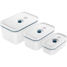 Zwilling Fresh & Save Vakumlu Saklama Kabı Seti S/m/l Yarı Şeffaf-Akdeniz Mavisi