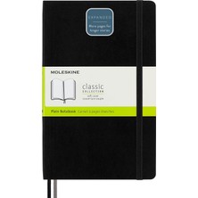 Moleskine Yumuşak Kapak Expanded Defter Siyah (Çizgisiz - 13X21)