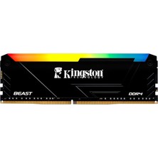 Kingston Beast Rgb 16GB Ddr4 3200MT/S CL16 Dimm Masaüstü Ram - KF432C16BB2A/16TR