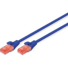 Digitus 1m Cat6 Utp DK-1617-010/B Mavi Patch Kablo (10'lu Paket)