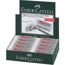 Graf Von Faber-Castell Faber-Castell Tozsuz Beyaz Silgi (20'li Kutu) - Yumuşak Silme, Rahat Kenar, Lateks Içermez, Okul, Of