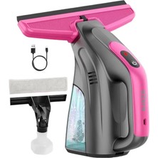TKÇ Ezere Clearview Şarjlı Cam Temizleyici Silme Makinesi Mikrofiber BAŞLIKLI-(5775)