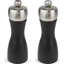 Peugeot Fidji Değirmen Seti, Karabiber/tuz, Klasik Öğütme Derecesi Ayarı, Yükseklik: 15 Cm, Ahşap, S