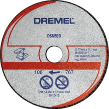 Dremel DSM20 Kompakt Testere ile Uyumlu Elmas Fayans Kesme Diski (DSM540)