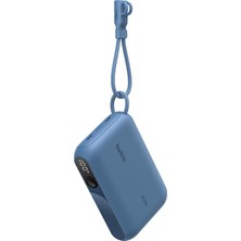 Belkin Taşınabilir Şarj Cihazı, 10.000 Mah Usb-C Ince Güç Kaynağı, 2 Usb-C Port, Dijital Pil Gösterg