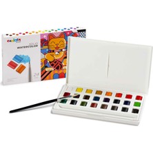 Carioca Plus Tablet Sulu Boya 24'lü (Fırçali)
