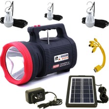 The Gencoo Gold Silver GS-540 Güneş Enerjili Spot Fener