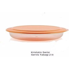 Tupperware Kristalin Serisi Serisi Servis Tabağı 2 Lt