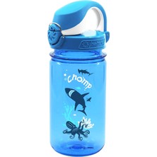 Nalgene Unisex Genç Otf Kids Sustain Şişe, Mavi Chomp, 0,35 Litre
