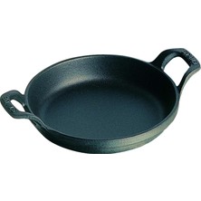 Staub Mini Güveç Tenceresi (Güveç Tenceresinin Içi Mat Siyah Emaye Kaplıdır) Siyah