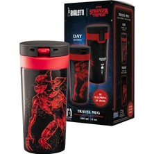 Bialetti Stranger Things Termos Seyahat Kupası - Karanlıkta Parlayan - Sıcaklık Koruma Özelliği - Bu