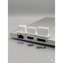 Emre Bilişim Bilgisayar Toz Önleyici Tıpa Seti - Displayport, Hdmı, RJ45 Ethernet Koruyucu Kapak - Beyaz
