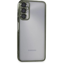 Belirtilmemiş Galaxy A05S Kılıf Lensli Silikon - Yeşil