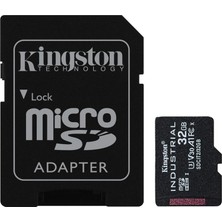 Kingston Endüstriyel Microsd - 32 GB Microsdhc Endüstriyel C10 A1 Pslc Kartı + Sd Adaptör - Sdcit2/3