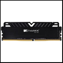 Twinmos 8GB DDR4 3200MHz CL16 Soğutuculu Desktop Ram Yüksek Performanslı Oyun Bilgisayarları İçin TMD48GB3200D16BKX7P