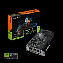 Gigabyte Gıgabyte GV-N506TWF2OC-16GD, RTX5060TI, Wındforce Oc, 16GB, Gddr7, 128BIT, 2 Fanlı, 1xhdmı, 3xdp, Gamıng Ekran Kartı