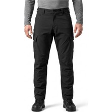 Onz Scoutland Büyük Beden Battal Boy Siyah Kışlık Polarlı Ripstop Outdoor Softshell Pantolon