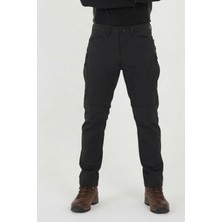 Onz Mrt Erkek Siyah Su ve Rüzgar Geçirmez Içi Polarlı Kışlık Outdoor Softshell Pantolon