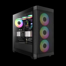 Gamdias Gamdıas Athena M3, 1600W, Tempered Glass, Type-C, Mesh Ön Panel, Argb, Atx, Professional Gamıng Kasa
