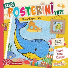 Parlayan Yıldız Kendi Posterini Yap! Boya Kopart As! Sevimli Deniz Dünyası