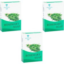 Anatolia Soap Biberiye Sabunu Bitkisel Sabun Saç ve Cilt Bakımı Canlandırıcı Doğal Aromatik El Yapım