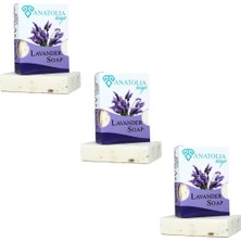 Anatolia Soap Lavanta Sabunu Aromaterapi ve Akne Karşıtı Tonik Etkili Yatıştırıcı
