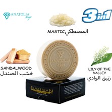 Anatolia Soap Sumerian Sandal Ağacı Damla Sakızı Inci Çiçeği Sabunu ile Erkeklere Özel Erkeksi Bir K