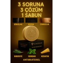 Anatolia Soap Biberiye Sabunu Bitkisel Sabun Saç ve Cilt Bakımı Canlandırıcı Doğal Aromatik El Yapım