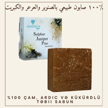 Anatolia Soap Çam Ardıç Kükürt Sabunu Mantar Karşıtı Akne Karşıtı Arındırıcı Cilt Problemlerine