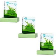 Anatolia Soap Aloe Vera Sabunu Nemlendirici Yatıştırıcı Bitkisel Temizleyici Doğal El Yapımı Sabun