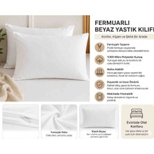 Öztürk Konsept Fermuarlı Yastık Iç Astar Kılıfı 50X70 cm Beyaz Pamuklu Kumaş – Dayanıklı Yastık Koruyucu Iç Kılıf ( 5 Adet )