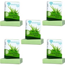 Anatolia Soap Aloe Vera Sabunu Nemlendirici Yatıştırıcı Bitkisel Temizleyici Doğal El Yapımı Sabun