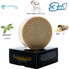 Anatolia Soap Sumerian Pirinç Keçi Sütü Bergamot Sabunu ile Cildinizi Beyazlatıp, Pürüzsüzleştirin.