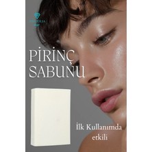 Anatolia Soap Pirinç Sabunu Beyazlatıcı Aydınlatıcı Leke Karşıtı Cilt Eşitleyici Doğal El Yapımı Sab