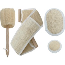 Anatolia Soap Doğal Kabak Lifi 4’lü Banyo Seti