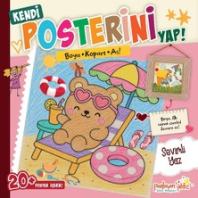 Parlayan Yıldız Kendi Posterini Yap! Boya Kopart As! Sevimli Yaz
