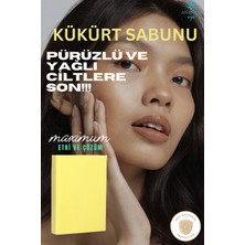 Anatolia Soap Kükürt Sabunu, Akne Karşıtı, Yağlı Cilt ve Sivilcelere Çözüm Gözenekleri Temizler