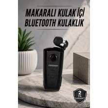 Cm Store Tüm Telefonlara Uyumlu Mikrofonlu Titreşimli Makaralı Bluetooth Kulakiçi Kulaklık