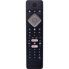Philips 43PUS7394-50PUS66-55PUS6814-58PUS66-65PUS6754-70PUS6704-BRC0884301-01 Netflix-Rakuten Tv Tuşlu LED Tv Kumanda
