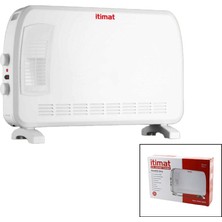 Go İthalat Itimat CH-2020B Büyük Boy Konvektör Isıtıcı - Soba Elektrikli Turbo Isıtma 3-Kademe Isı Ayarlanabilir TERMOSTAT=750-1250-2000W (5615)