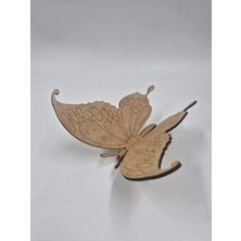 Mu Art Ahşap Ahşap Boyama Kelebek Serisi Dizayn F Okul Diy Etkinlik Aktivite Sanat 15 cm