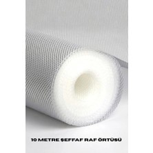 10 Metre Şeffaf Silikonlu Kaymaz Çekmece Içi Düzenleyici