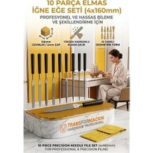 10'lu Iğne Eğe Seti 160MM | Saatçi Eğesi | Metal, Ahşap, Hobi, Modelcilik 723187