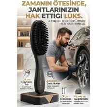Jant Temizlik Fırçası Hassas Jant Temizleme Fırçası Ahşap Saplı 722170