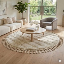 Altun Carpet Babilyuvarlak Pelüş Ponpon Saçaklı 1.3 ml  Hav Yüksekliği Var 2.2 Kalınlık
