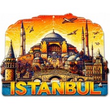 Aslanoğlu Store Istanbul Temalı Silikon Buzdolapı Süsü Magnet ALK5378