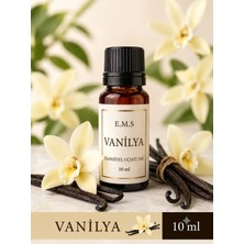 E.M.S VANİLYA Esansiyel Uçucu Yağ Buhurdanlık Yağı Difüzör Esansı Oda Kokusu Esansı MUM ESANSI 10 ML.