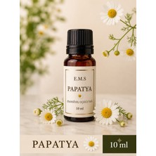 Ems E.M.S PAPATYA Esansiyel Uçucu Yağ Buhurdanlık Yağı Difüzör Esansı Oda Kokusu Esansı MUM ESANSI 10 ML.