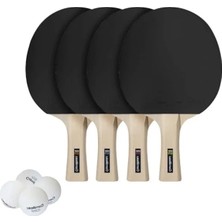 Die Grup Cornilleau Sport Pack Quattro Ittf Onaylı Masa Tenisi 4 Raket + 4 Top Set