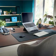 Die Grup Gri Renkli Desk Mat, 100X40 cm Ölçülerinde, Ofis Için Uygun